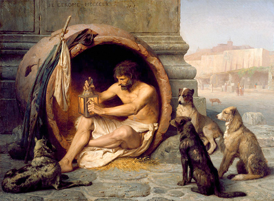 Diogenes. Image courtesy Wikimedia Commons.