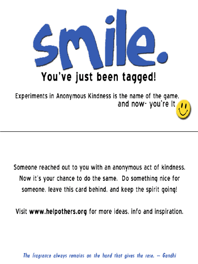 My Best Smile Card Day Ever | KindSpring.org