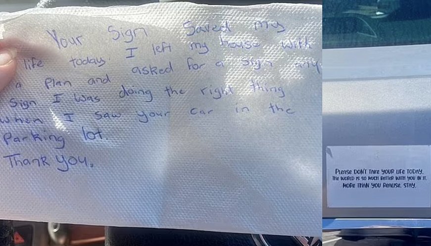 A Homemade Bumper Sticker Saved A Stranger's Life After She Asked The Universe For 'a Sign'