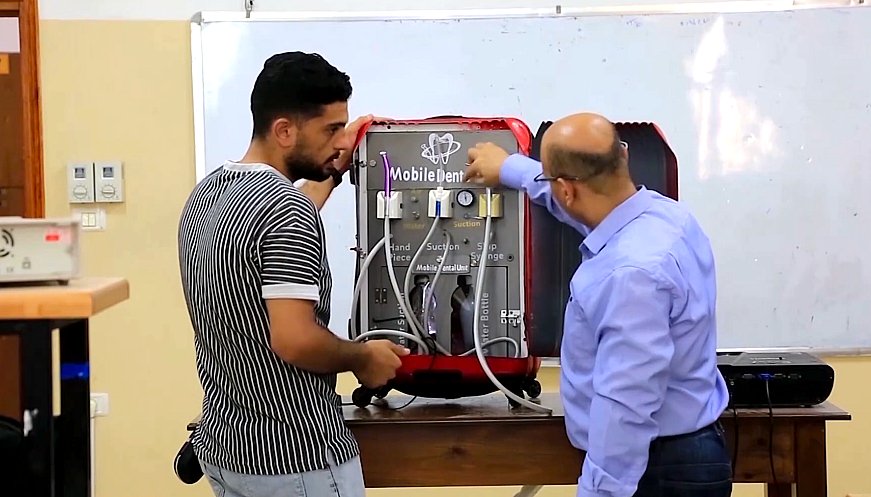 Young Engineer In Gaza Creates Mobile Dental Unit