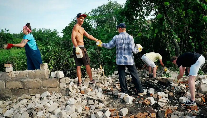 'We Take Care Of Each Other': The Young Ukrainians Rebuilding More Than Just Homes