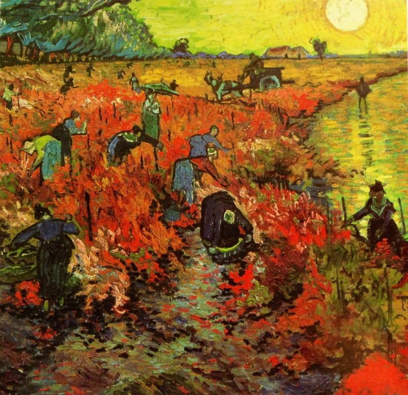 Vincent Van Gogh, The Red Vineyard at Arles, 1888, oil, on canvas (Puskin Museum of Fine Arts, Moscow)