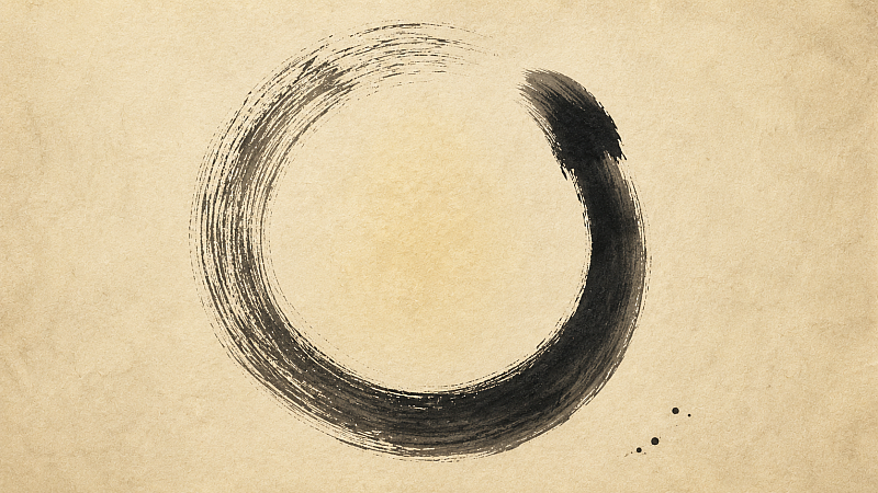 Shunya — the ensō, complete in its incompleteness