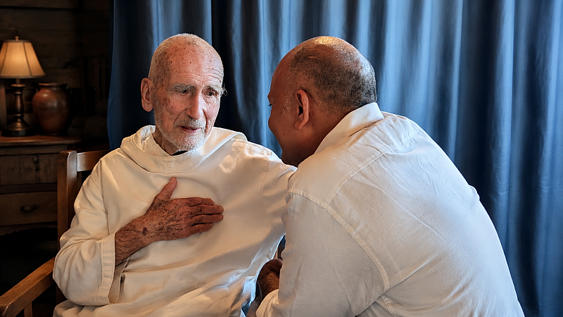 Brother David on his 100th birthday